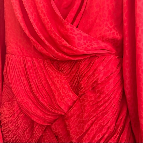 NWT Free People Let's Dance Dress in Red Mini Leopard Print Swifty Valentines - Picture 6 of 11